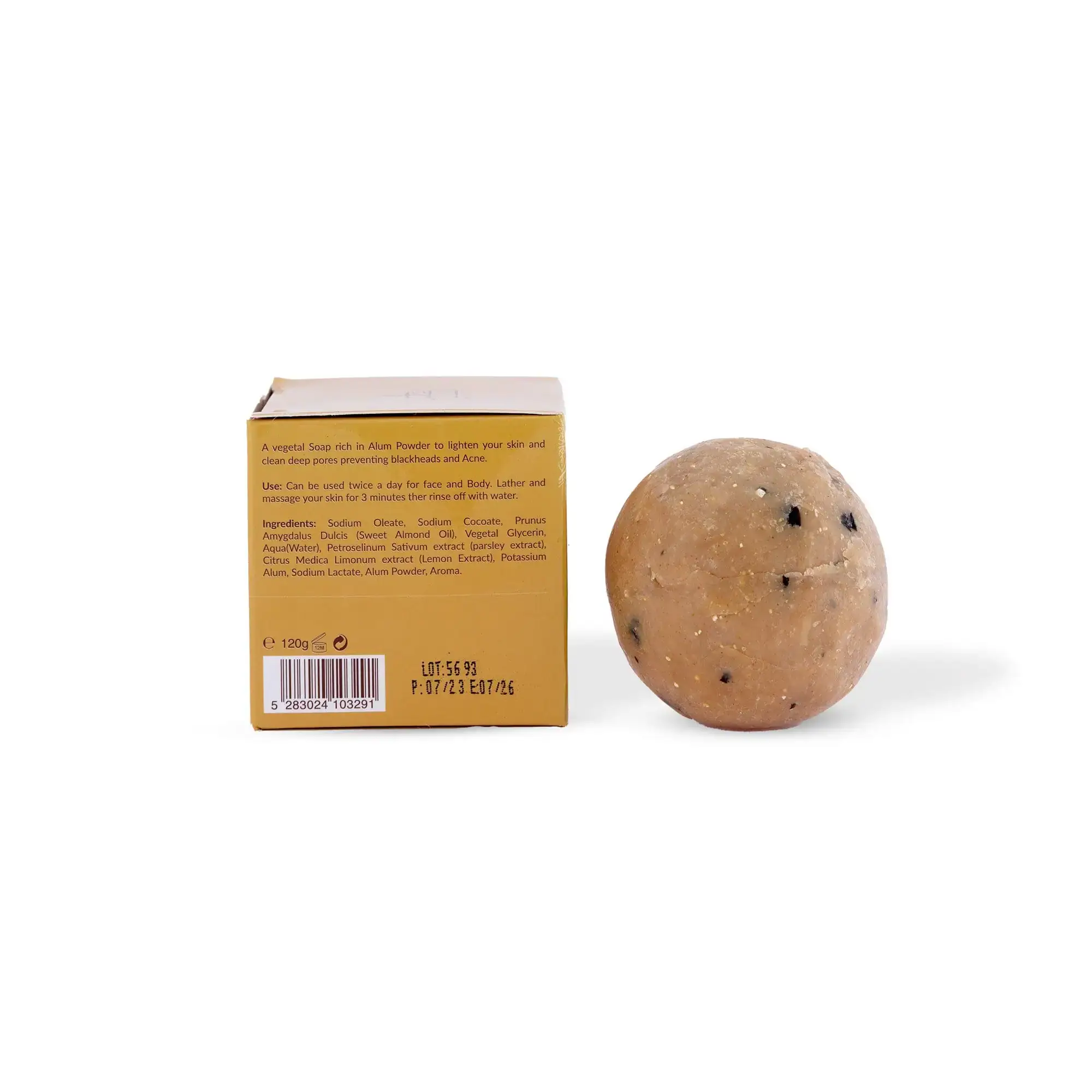 Whitening Alum Face Soap 120g - Image 2