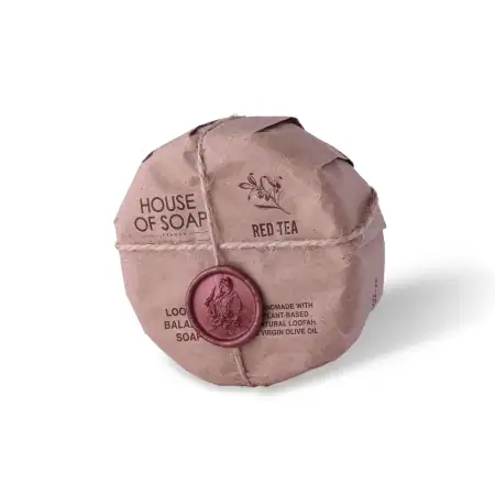 Red Tea Loofah Baladi Soap 300g