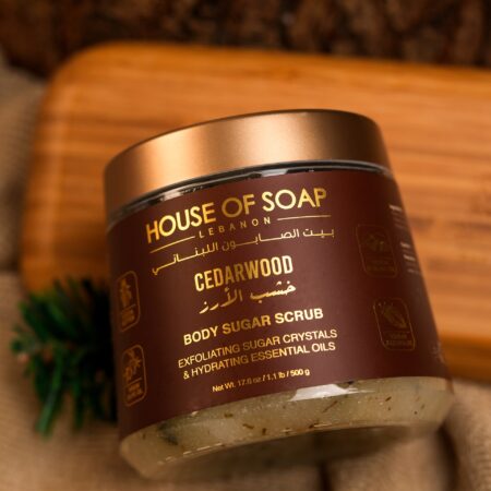 Cedarwood Body Sugar Scrub 500g