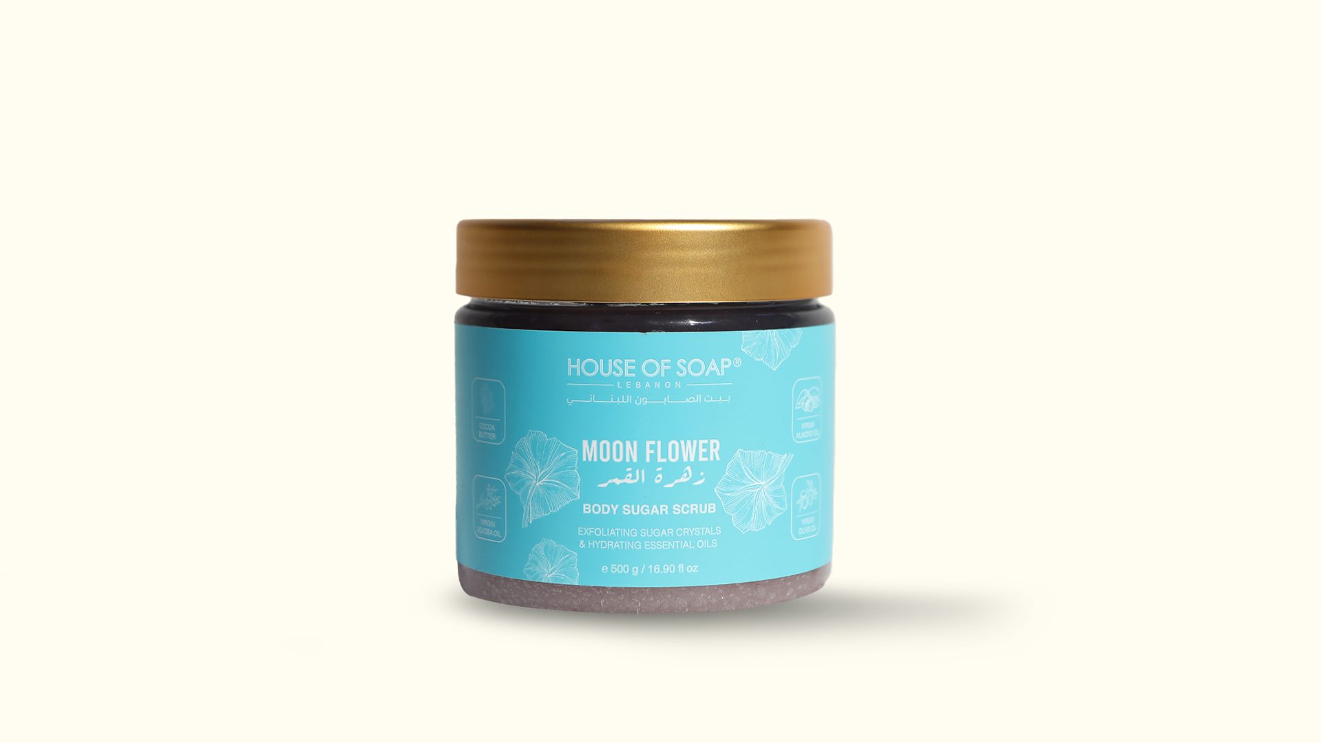 Moon Flower Body Sugar Scrub 500g
