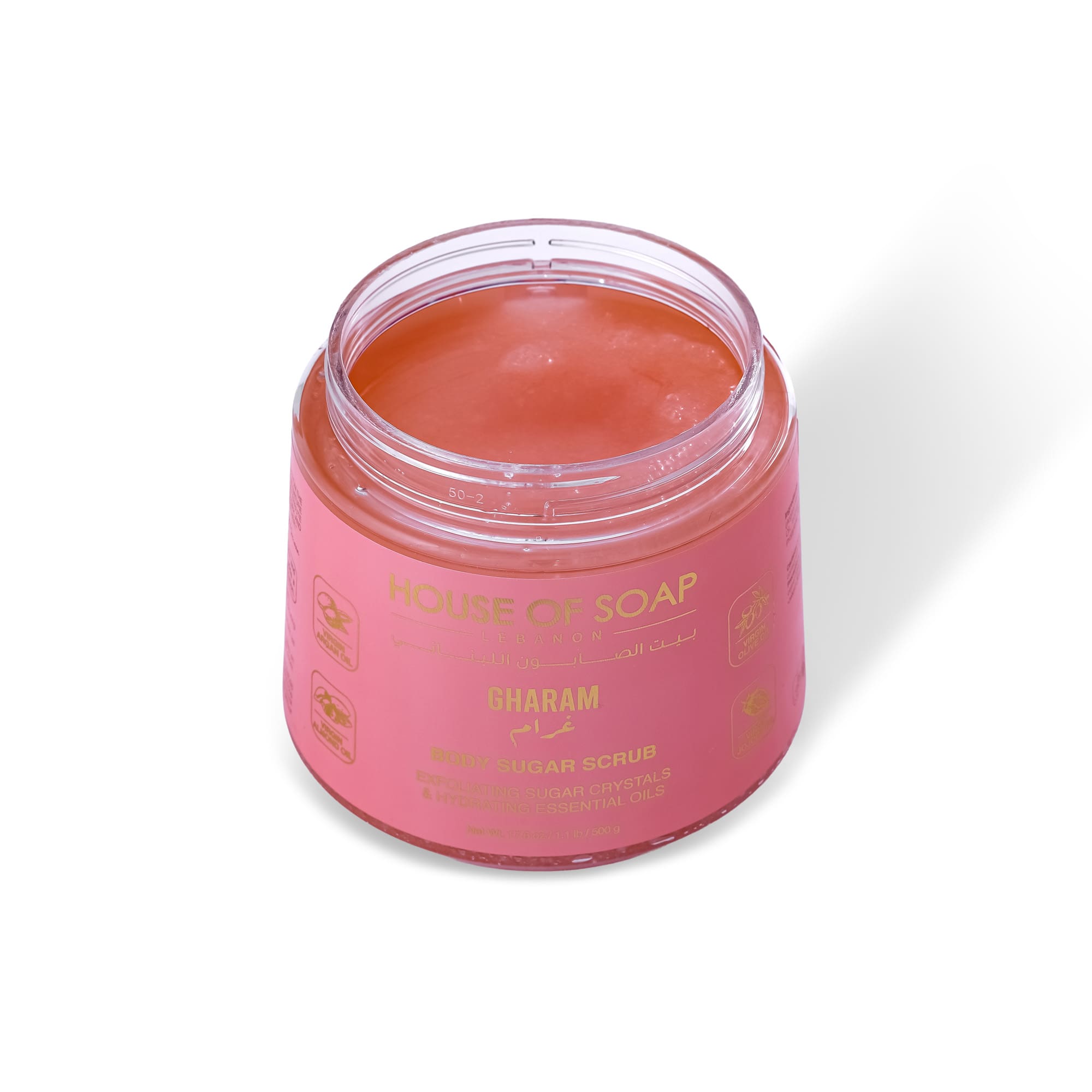 Gharam Body Sugar Scrub 500g