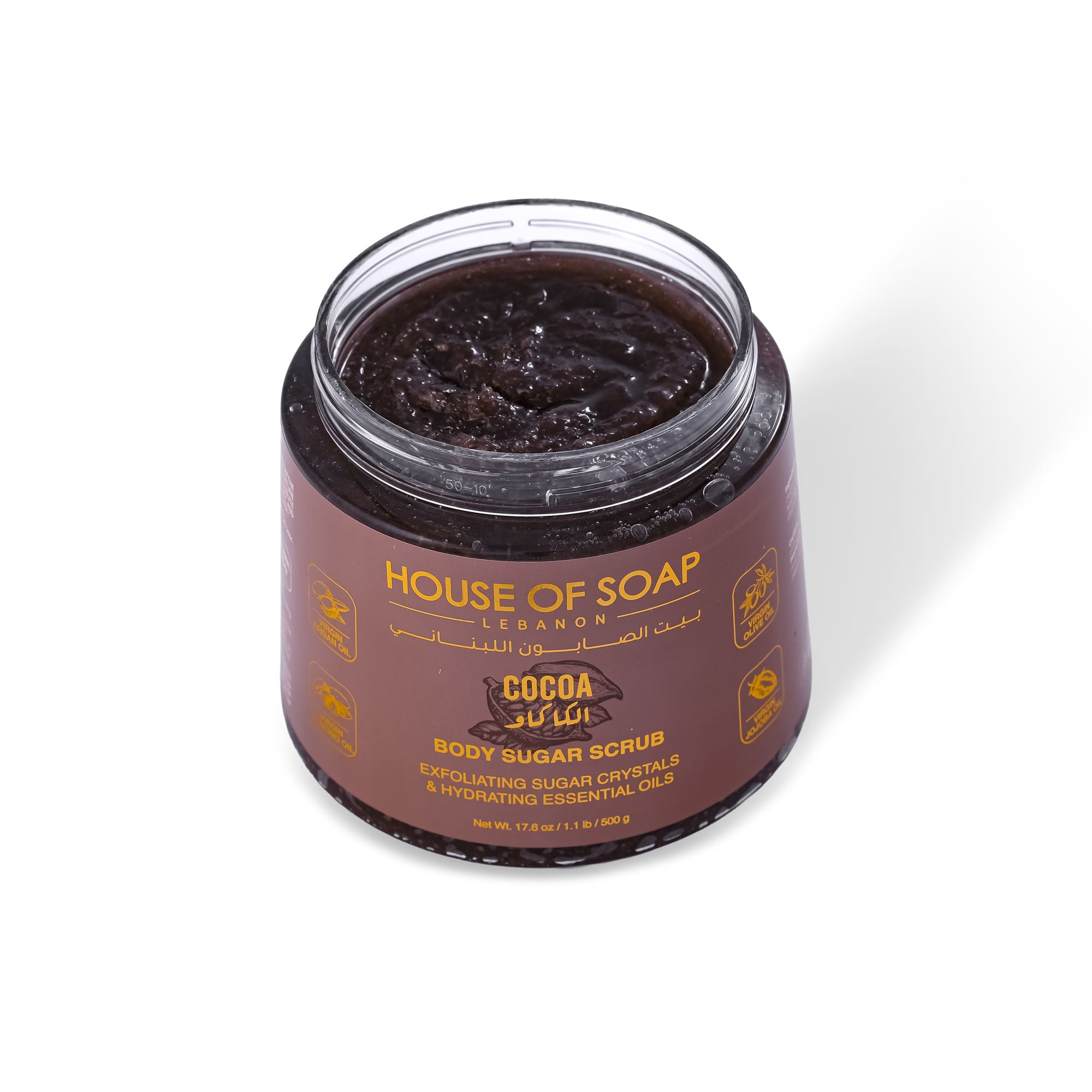 Warm Cocoa Body Sugar Scrub 500g